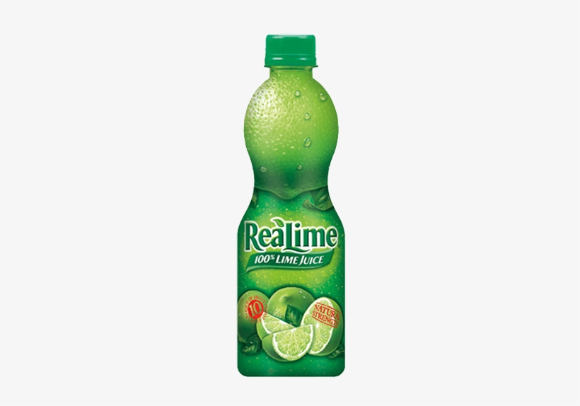 Realime Juice - Key Lime Juice Bottle, transparent png #999994