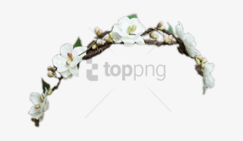 Free Png Download Black Flower Crown Transparent Png - Twig, transparent png #9900784