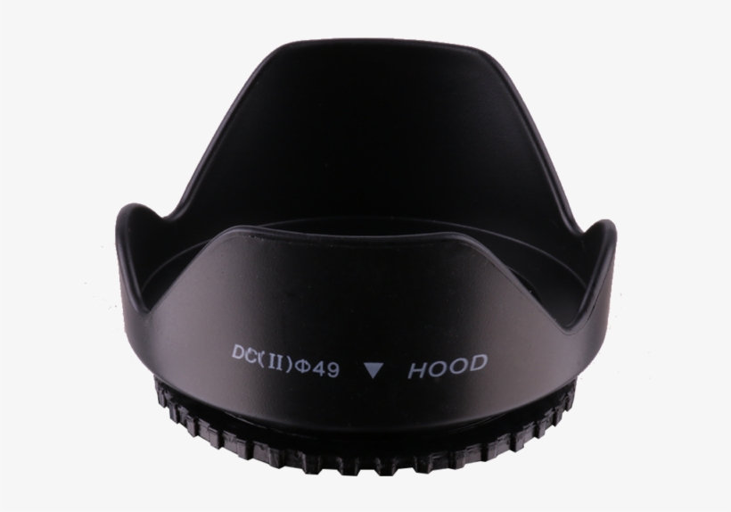 New 49mm Flower Crown Shape Petal Lens Hood For Canon - Teleconverter, transparent png #9900926