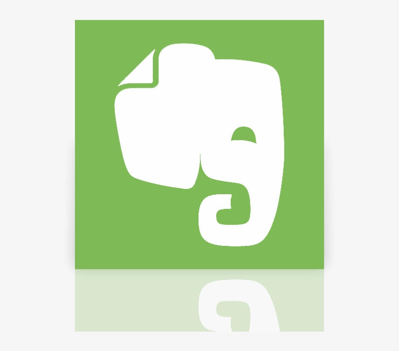 Evernote, Mirror Icon - Evernote Icon, transparent png #9901665
