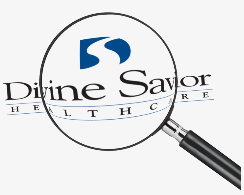 Magnifying Glass Focused On The Divine Savior Logo, transparent png #9901778