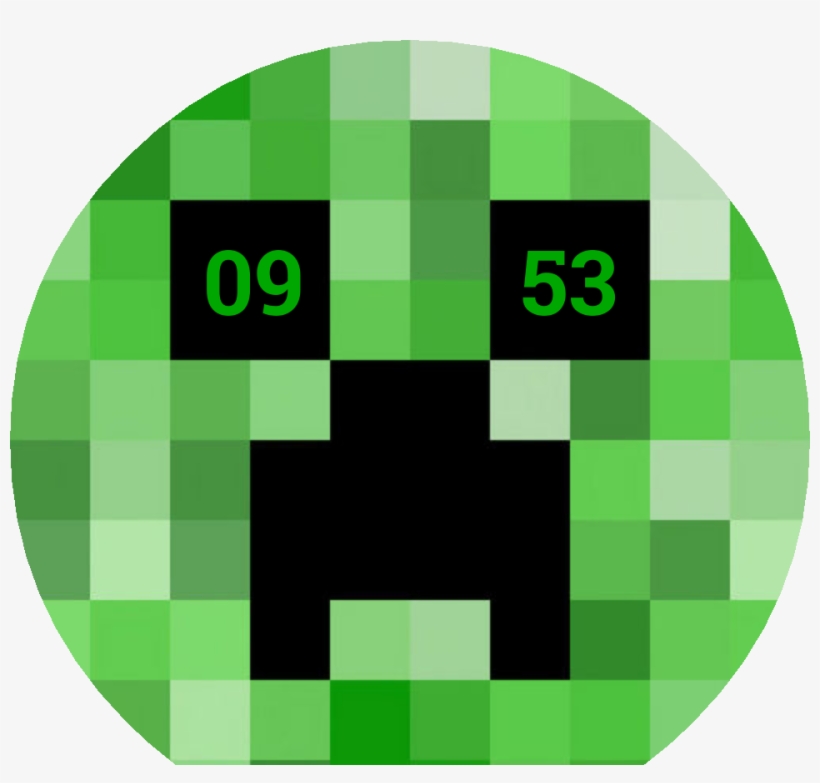 Creeper Logo Png - Minecraft Creeper Face Png, transparent png #9903336