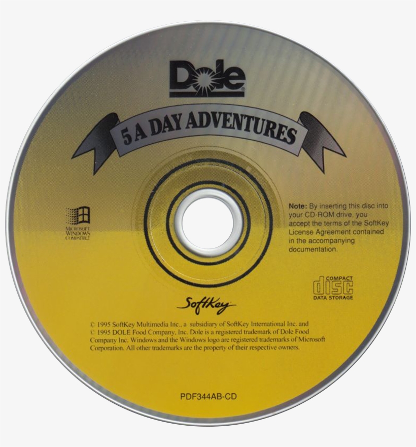 Dole 5 A Day Adventures - Cd, transparent png #9903756