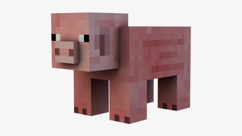 Minecraft Pig Transparent Background, transparent png #9903858