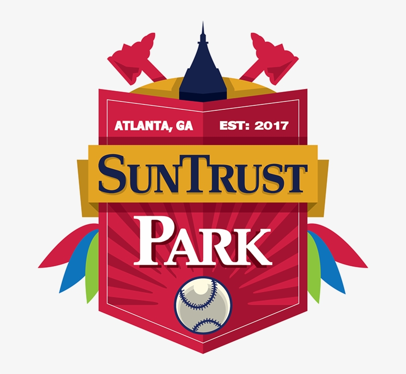 The Braves Moved Their Team To The Suntrust Park - Illustration, transparent png #9903899