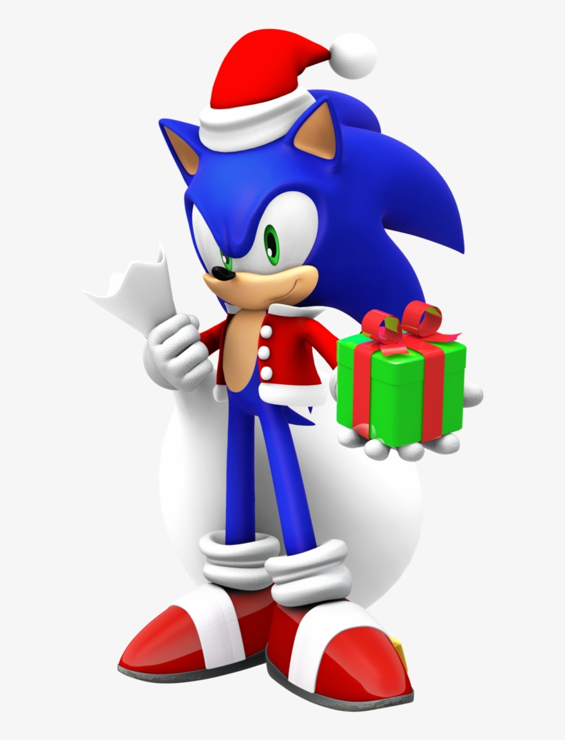Roleplay Universe Images Modern Christmas Sonic By - Christmas Sonic Renders, transparent png #9904313
