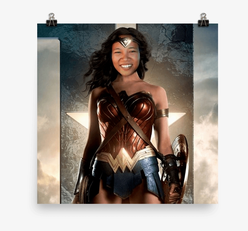 "warrior Princess" Poster - Justice League Wonder Woman Actress, transparent png #9904314