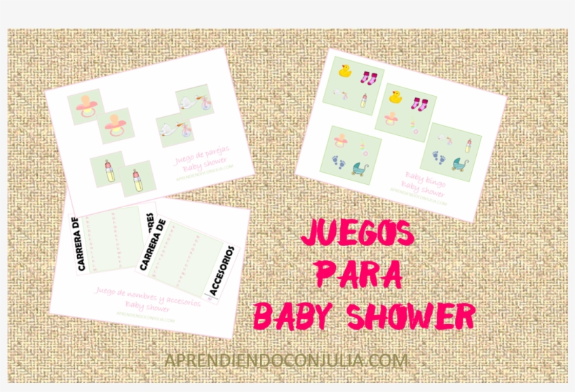 Juegos Para Baby Shower - Paper, transparent png #9904611