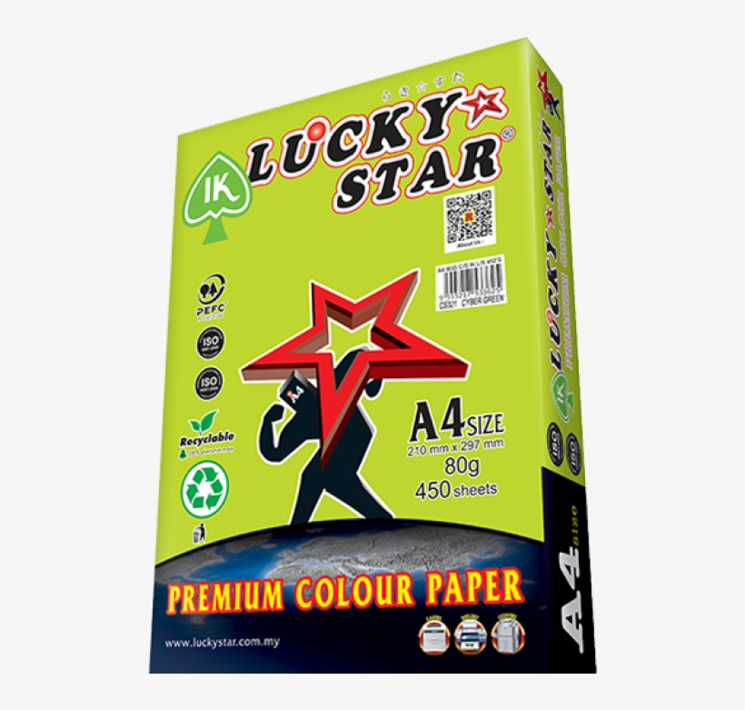 Lucky Star A4 Paper 70gsm, transparent png #9905219