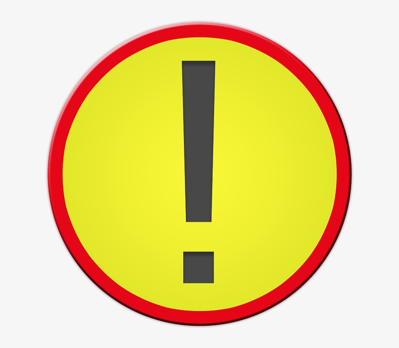 Warning Msn Letters Symbol - Circle, transparent png #9906667