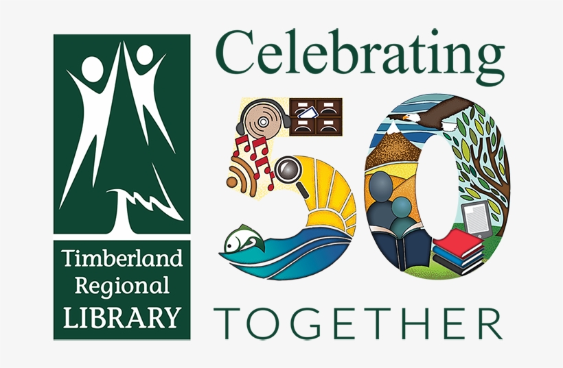 50th Anniversary Logo - Timberland Regional Library, transparent png #9907588