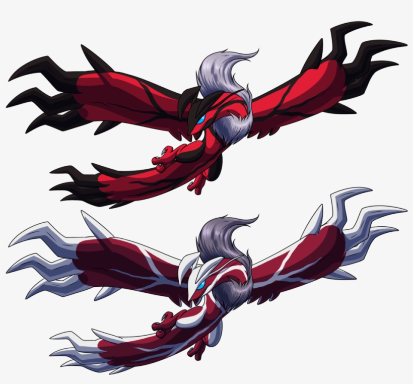 Xerneas And Yveltal - Pokemon Shiny Yveltal, transparent png #9907595