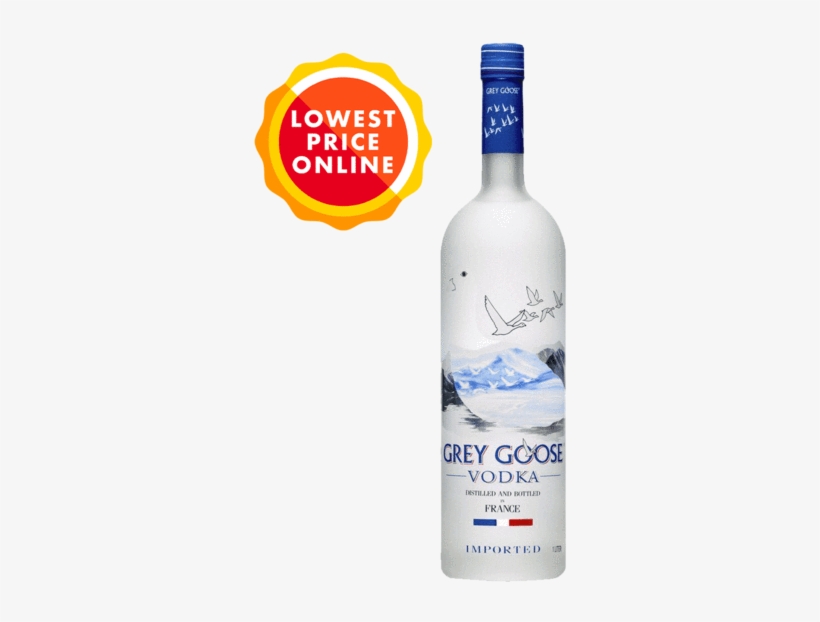 Grey Goose Vodka 750ml - Grey Goose 3 Lt, transparent png #9910097