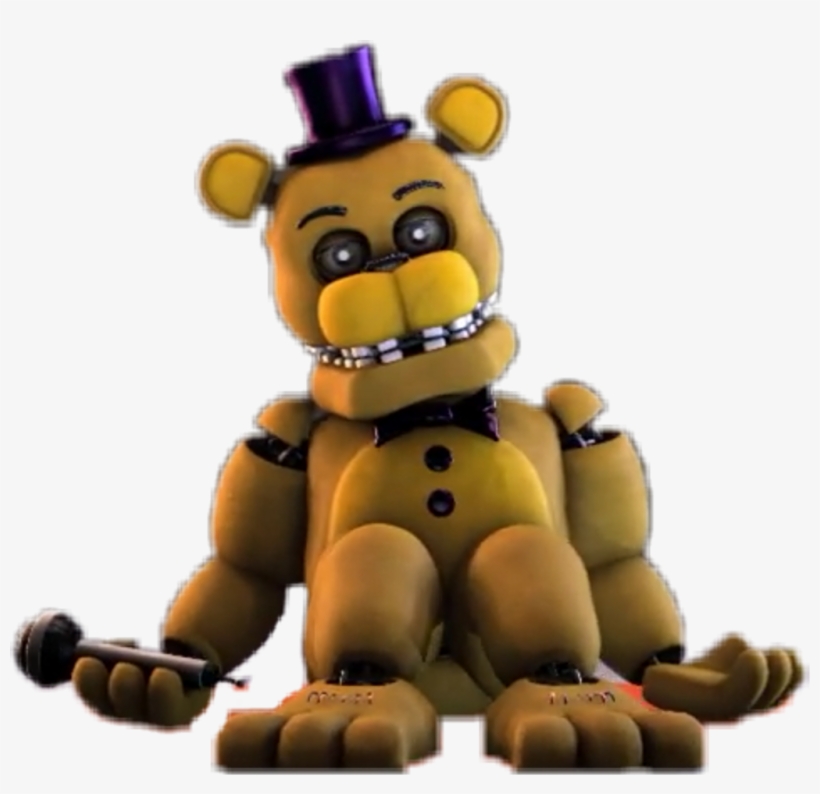 #freetoedit Free To Use A Sitting Down Unwithered Golden - Unwithered Golden Freddy Full, transparent png #9910100