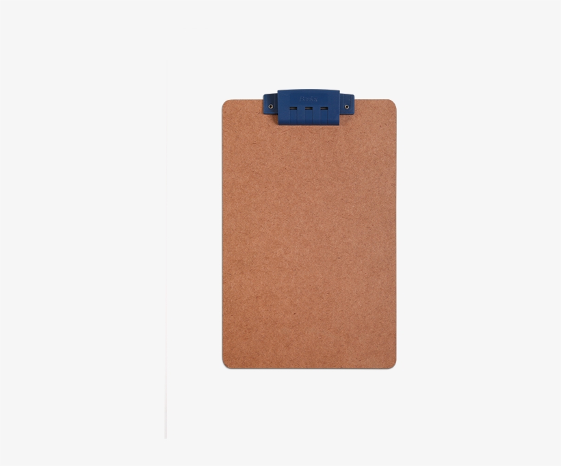 Masonite Clipboard With Plastic Clip - Suede, transparent png #9910653
