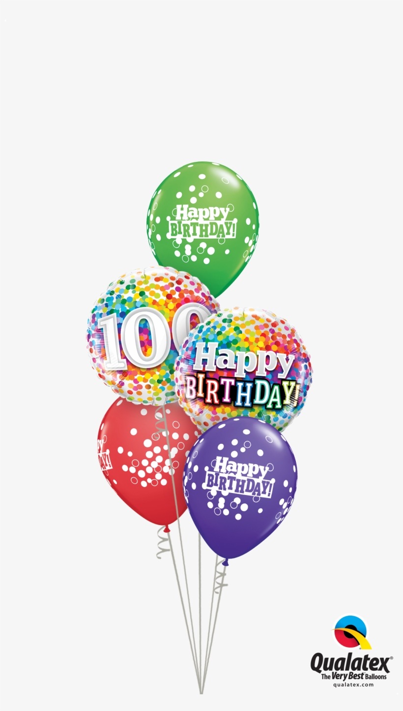 Inicio / Ramos De Globos - 100th Birthday Balloons Transparent, transparent png #9911741