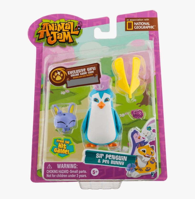Sir Penguin And Pet Bunny Sir Penguin And Pet Bunny - Animal Jam Toys Figure, transparent png #9912506