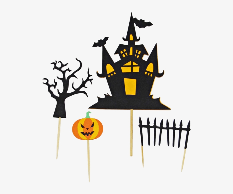 Topo Bolo Casa Mal Assombrada - Casa Mal Assombrada Halloween, transparent png #9912559