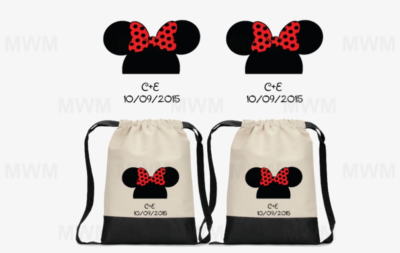 Mickey Mouse String Bag, transparent png #9912935