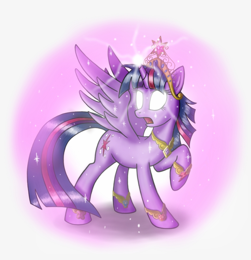 My Little Pony Friendship Is Magic Images Awesome Pony - Dark Twilight Sparkle Tribute And Celestia, transparent png #9912936