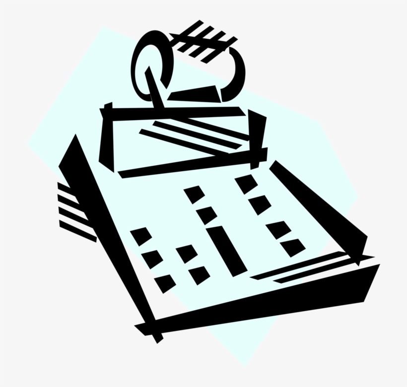 Vector Illustration Of Calculator Portable Electronic, transparent png #9914535