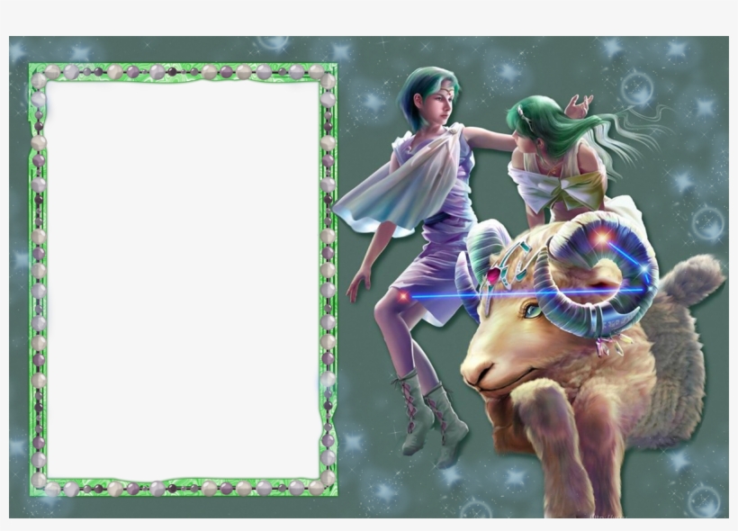 Transparent Clipart Image Photo Frame For Girl - Aries, transparent png #9915209