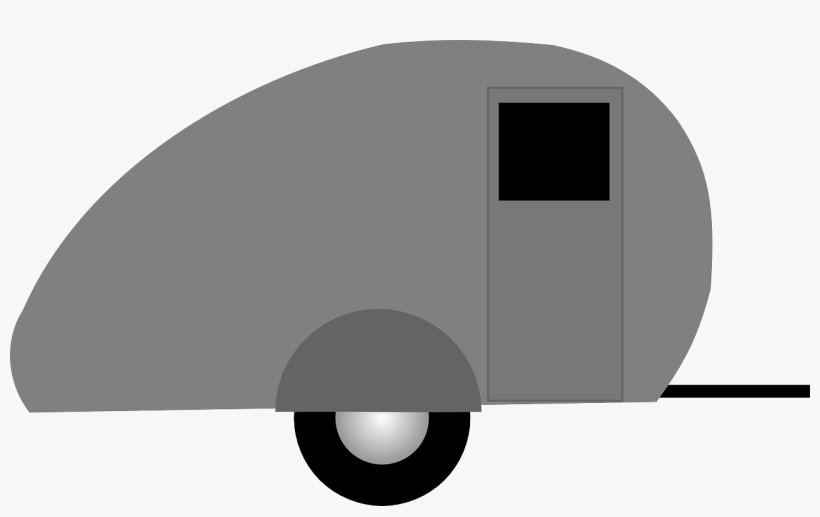 Mobile Home Clipart - Teardrop Trailer, transparent png #9915734