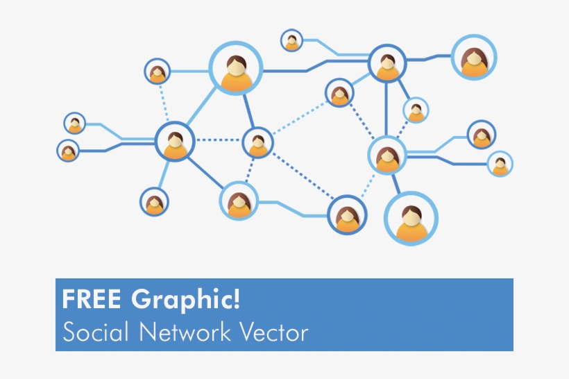 Free Graphic Social Network Vector - Social Network Vector Png, transparent png #9915878
