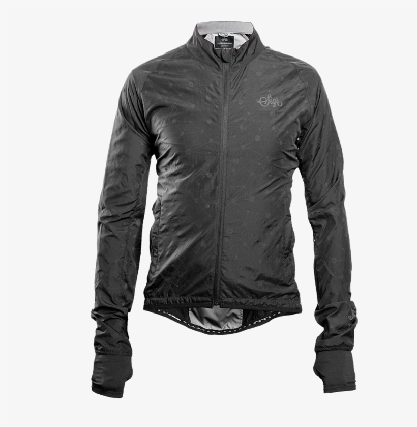 Sigr 'norrsken' Reflective Cycling Pack Jacket - Couro Jaqueta De Moto Feminina, transparent png #9916536