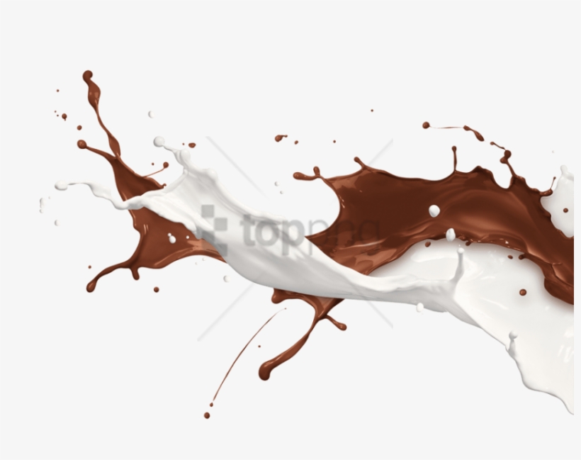 Free Png Chocolate Milk Splash Png Png Image With Transparent - Design Ideas For Graphic Designers, transparent png #9916619