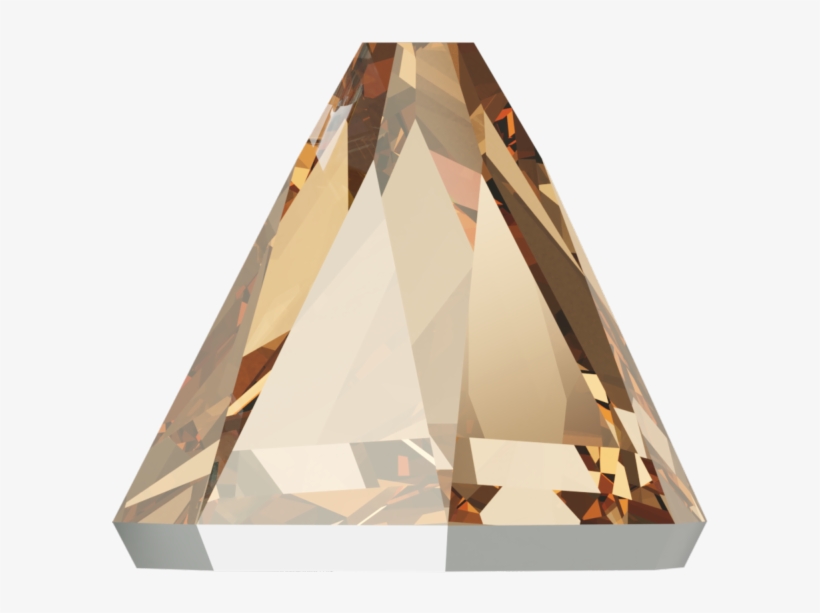 Swarovski 2019 Round Spike Flat Back Crystal Golden - Swarovski Ag, transparent png #9916924