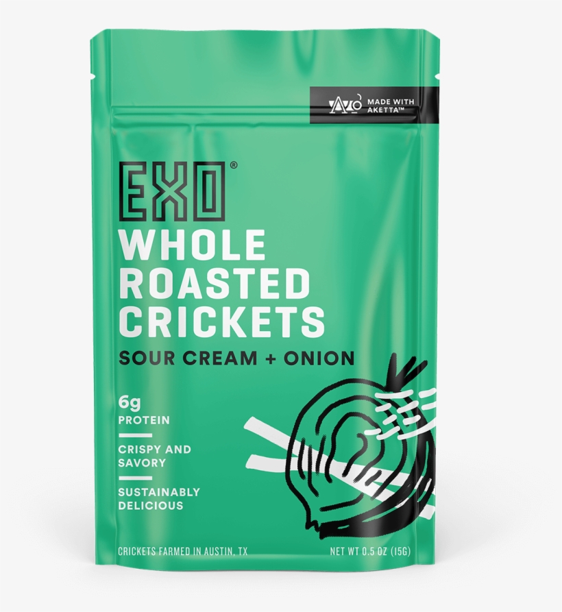 Sour Cream & Onion Roasted Crickets - Sour Cream, transparent png #9917124