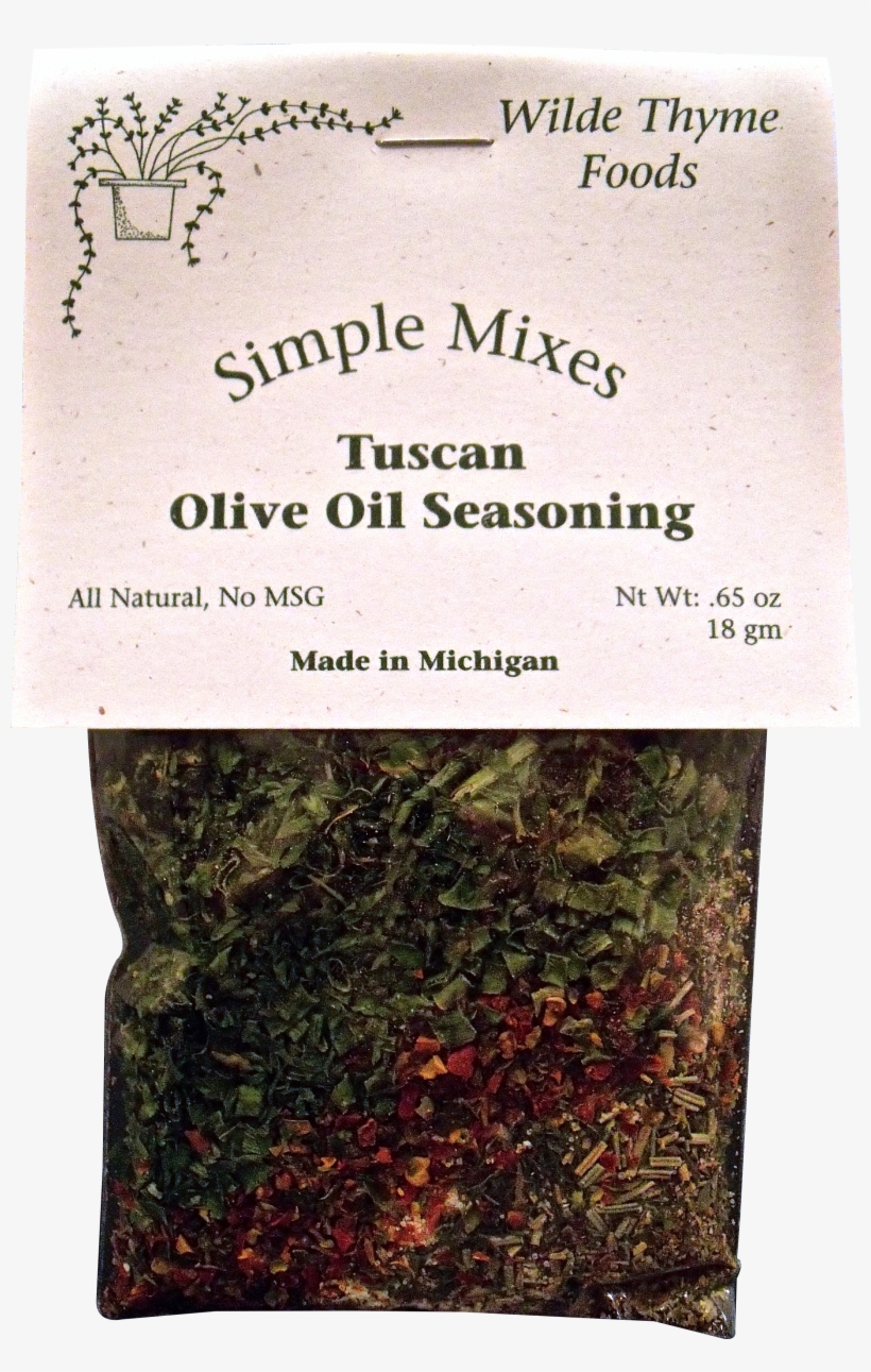 Tuscan Olive Oil Seasoning - Herbal, transparent png #9917348
