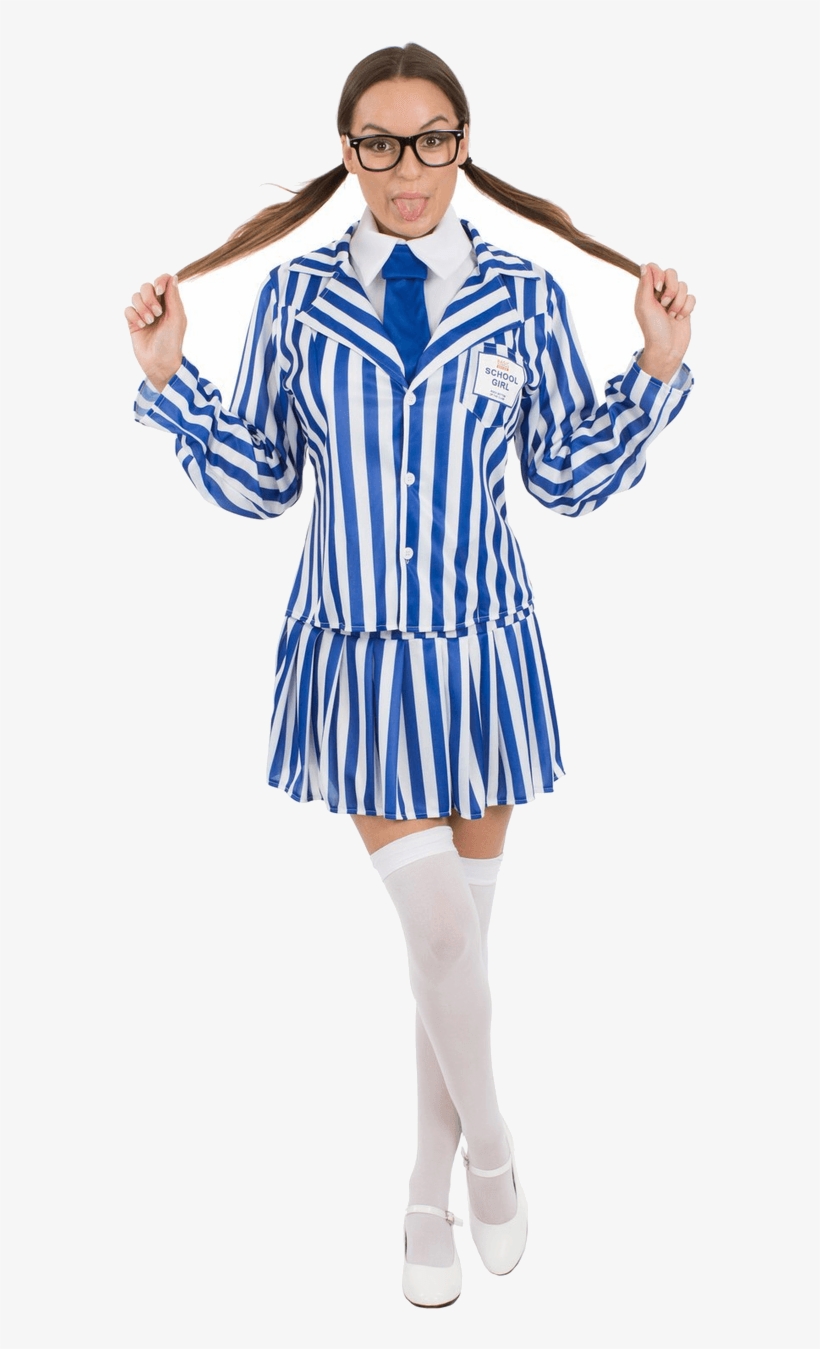 Value Fancy Dress Female School - Costume, transparent png #9917473