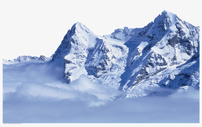 Ice-covered Swiss Alps - Bernese Alps, transparent png #9917596