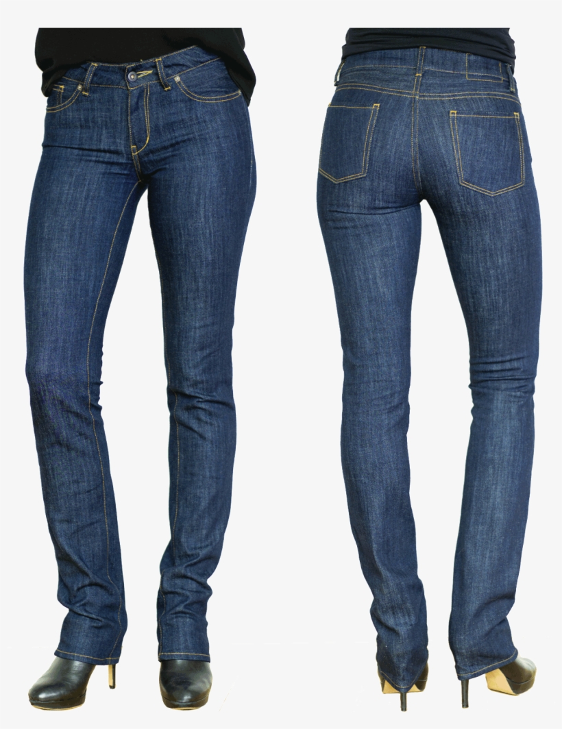 00 Front Back - Women's Jeans Front And Back, transparent png #9917652
