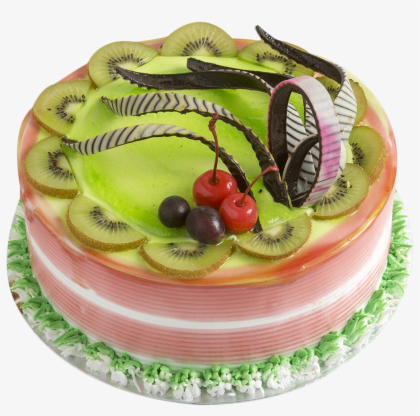 Kiwi Cake - Birthday Cake, transparent png #9918290