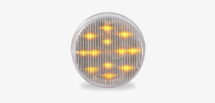 5 Inch Round Truck Marker Light With Clear Lens - Headlamp, transparent png #9918291