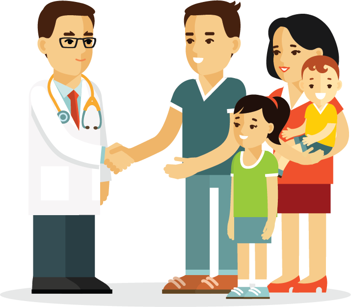 Live Healthy And Well Get Medicine Services - Family Practice Clip Art (715x625), Png Download
