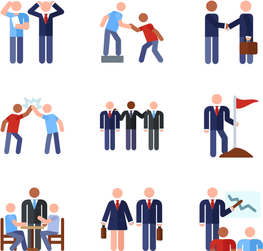 Pictograms Icon Family Colour - Human (600x564), Png Download