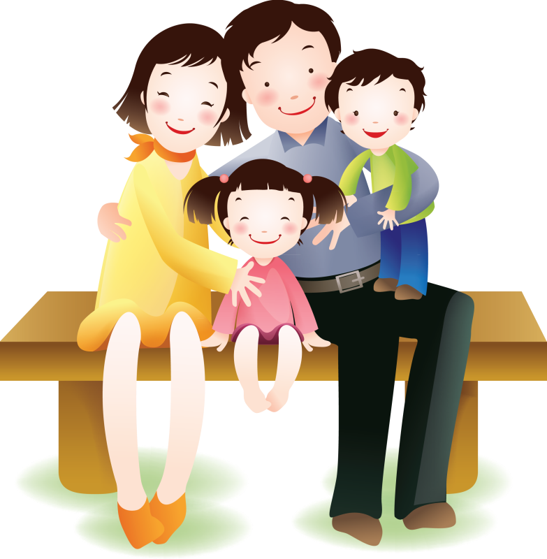 Picture Freeuse Stock Activities Clipart Happy Family - Clipart Familia Feliz Png (783x800), Png Download