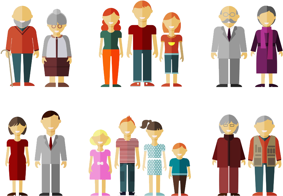 Family Tree Father Illustration - Family Vector Pack (1000x749), Png Download