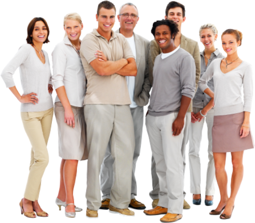 Tıkla - Group Of People Business Casual (659x710), Png Download