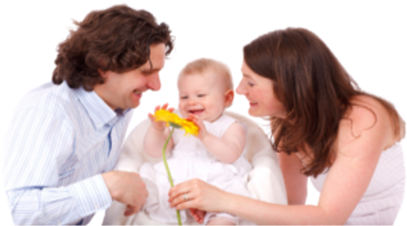 Welcome To Homa Clinic Midwifery Official Website - Parents With Brown Hair (640x427), Png Download