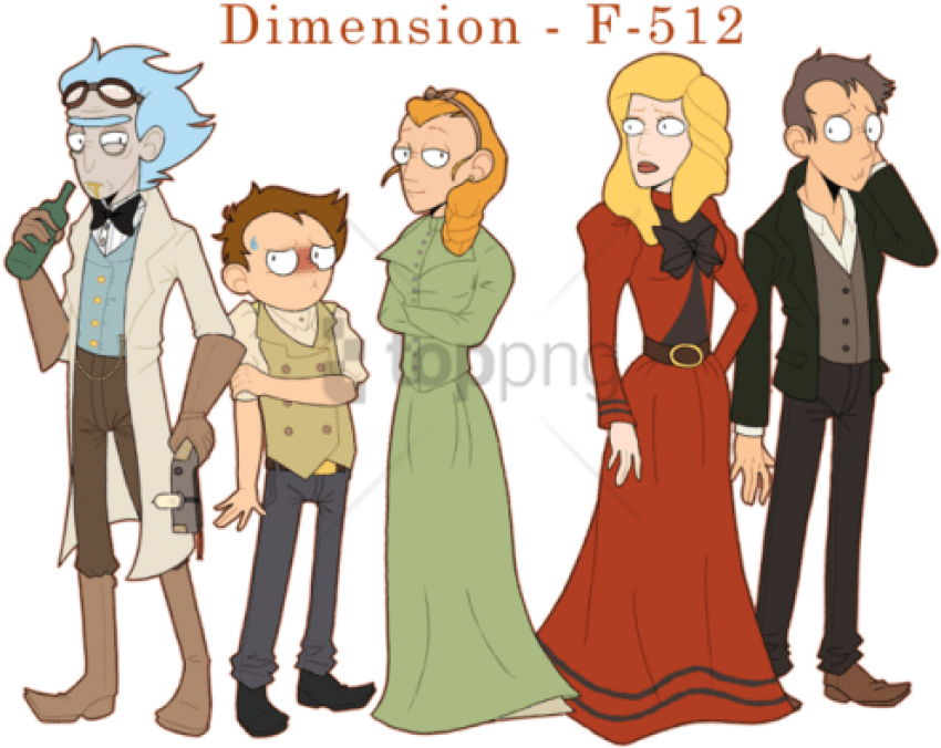 Banner Freeuse Download Png For Free Download On Mbtskoudsalg - Rick And Morty Oc Male (500x431), Png Download