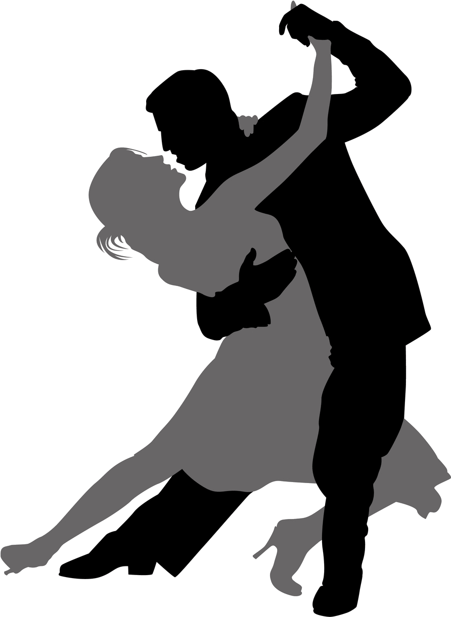 Cuba Silhouette At Getdrawings - Dancing Man And Woman (1000x1250), Png Download