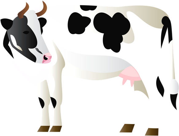 Cow Png Transparent Clip Art Imageu200b Gallery Yopriceville - Cow Png (600x455), Png Download