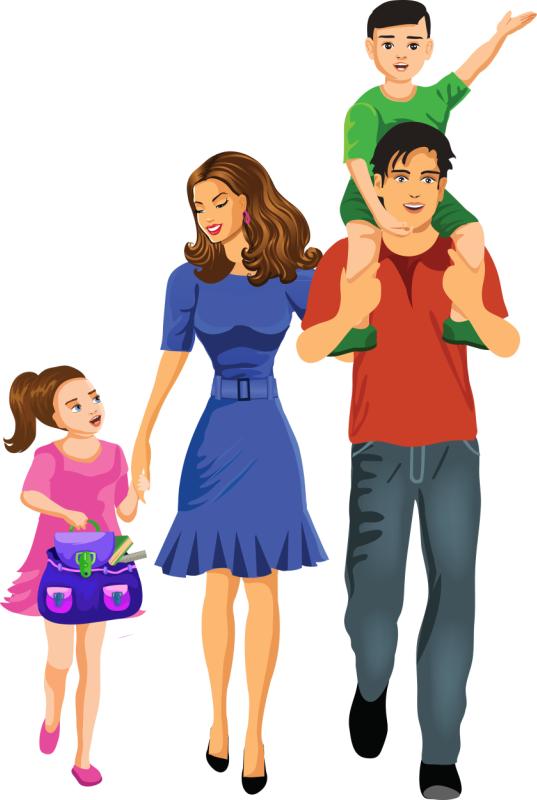 Fam Lia Pinterest Clip Art Scrapbook And - Happy Family At Home Clipart (537x800), Png Download
