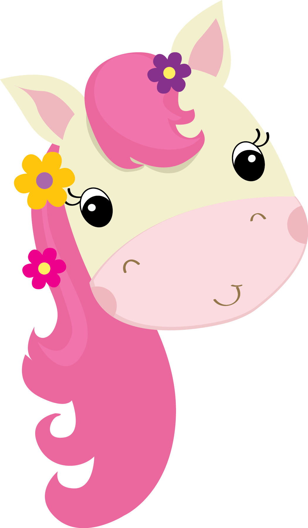 Photo Shared On Meowchat - Unicorn Cliparts (1050x1801), Png Download