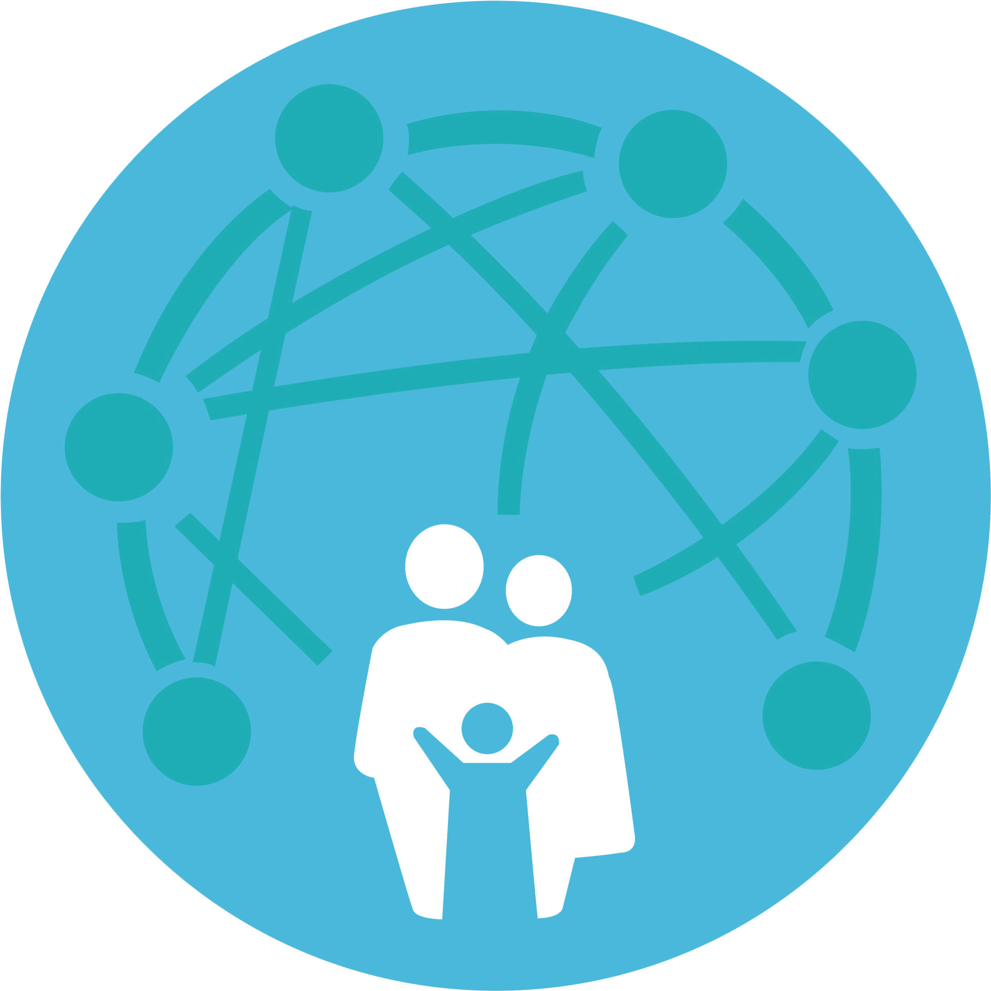 The Focus Of Family Center Is To Build A Network Of - Circle (3600x2880), Png Download